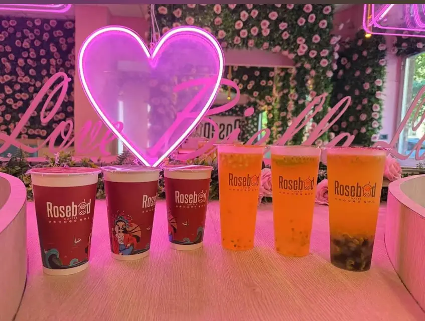Bubble tea con tapioca da Rosebud Biella