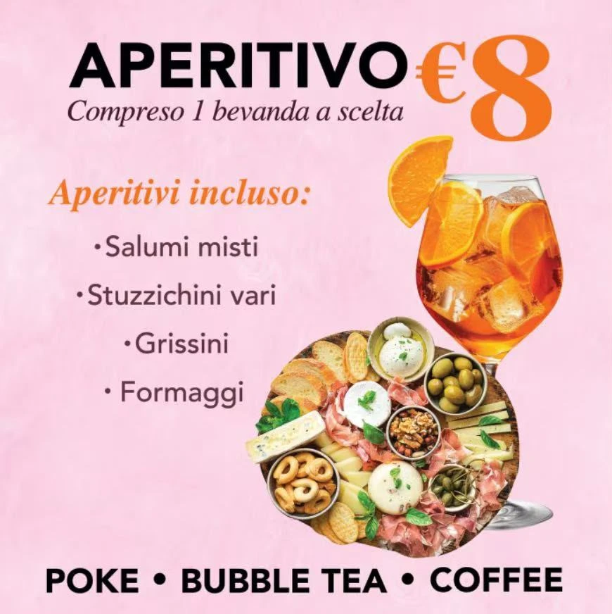 Aperitivo a 8 euro da Rosebud Biella: bevanda a scelta con salumi, formaggi, grissini e stuzzichini